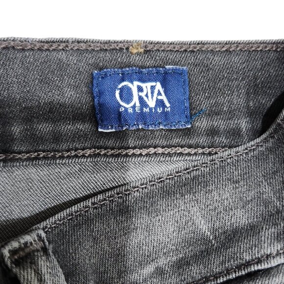 Lucky Brand Brooke Skinny Stretch Jeans Gray Orta Premium Raw-Hem 2/26A - Picture 8 of 8